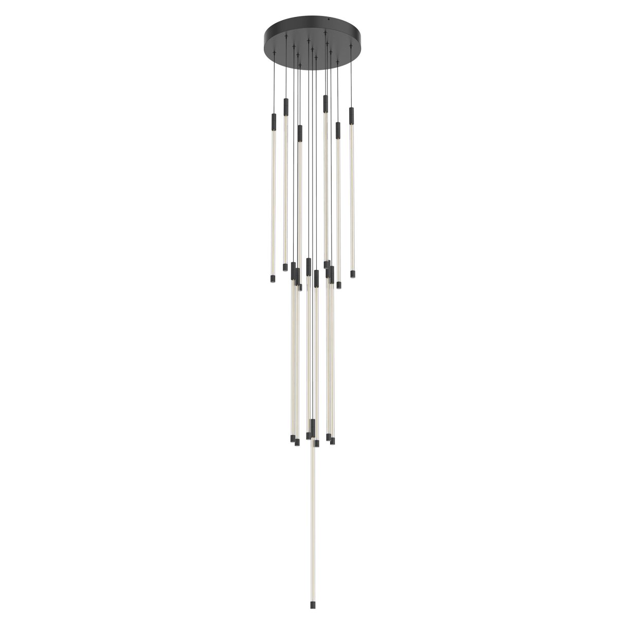 Suspension multiple Motif - Noir 12 3/4" 26 3/4" by Kuzco Lighting | Luminaires & cie