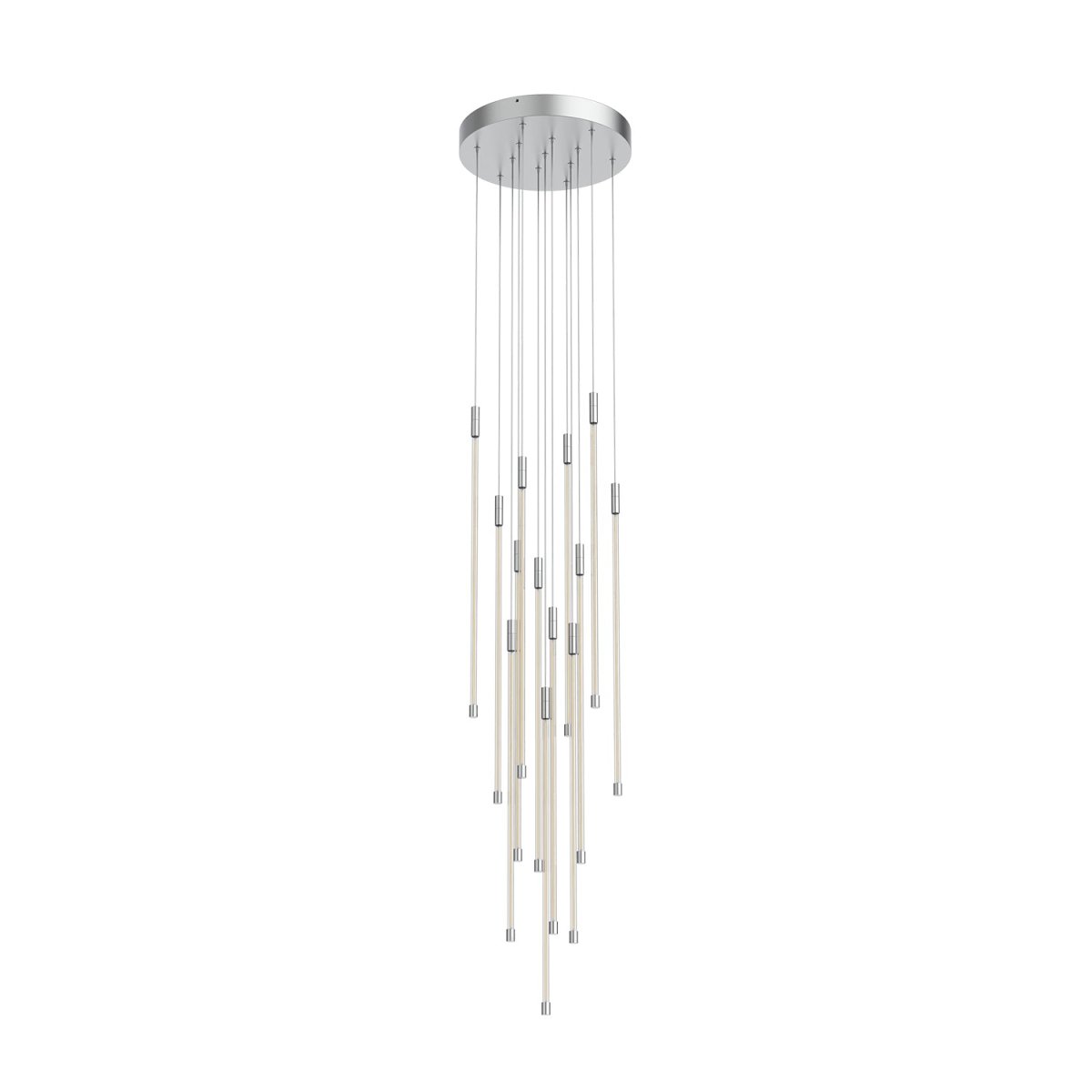 Suspension multiple Motif - Chrome 12 3/4" 26 3/4" by Kuzco Lighting | Luminaires & cie