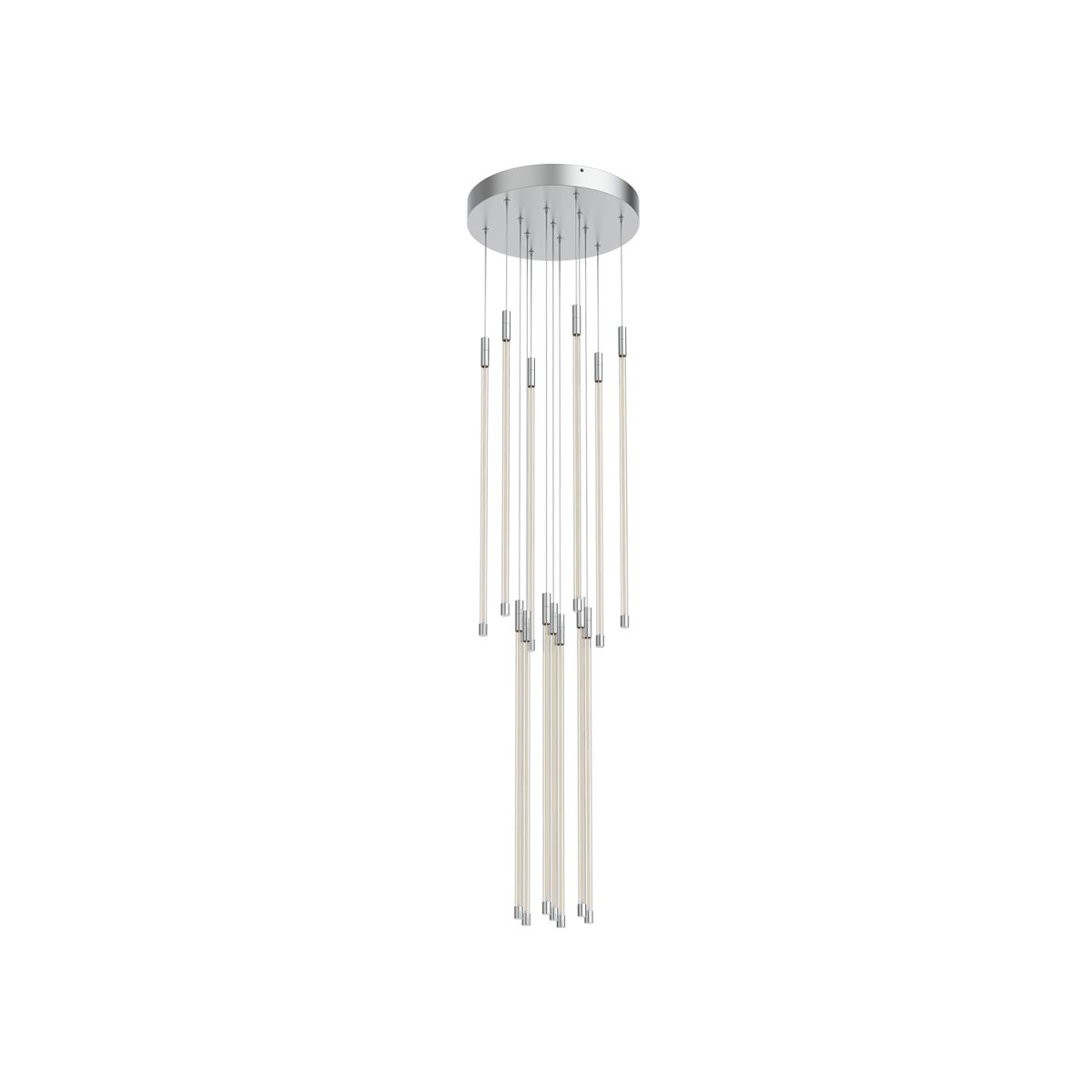 Suspension multiple Motif - Chrome 12 3/4" 26 3/4" by Kuzco Lighting | Luminaires & cie
