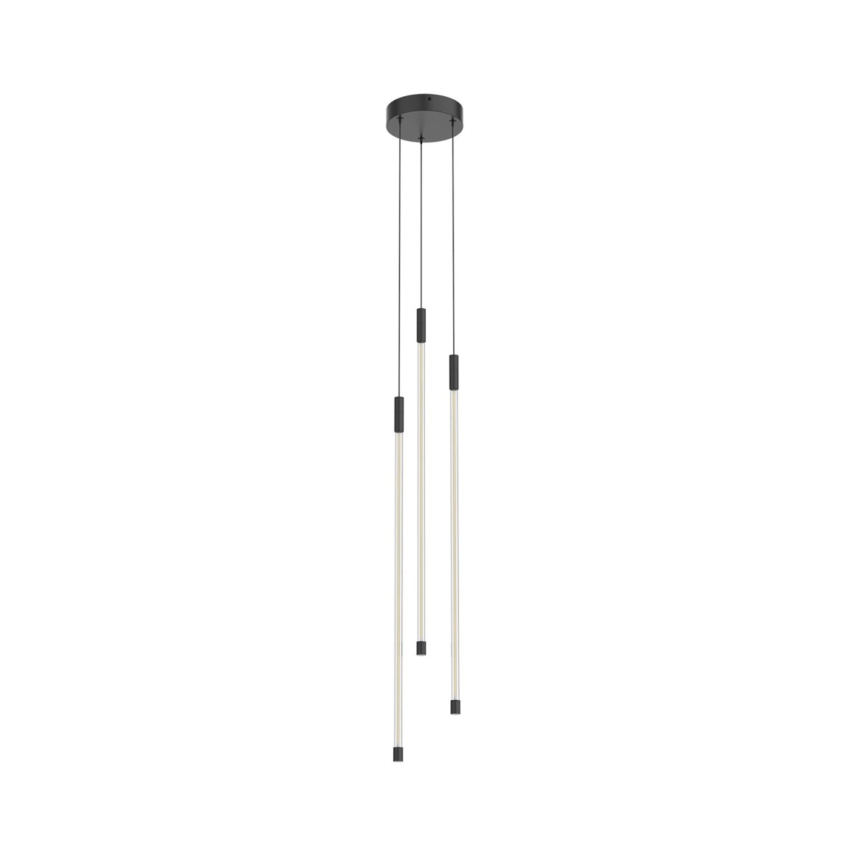 Suspension multiple Motif - Noir 5 1/2" 26 3/4" by Kuzco Lighting | Luminaires & cie