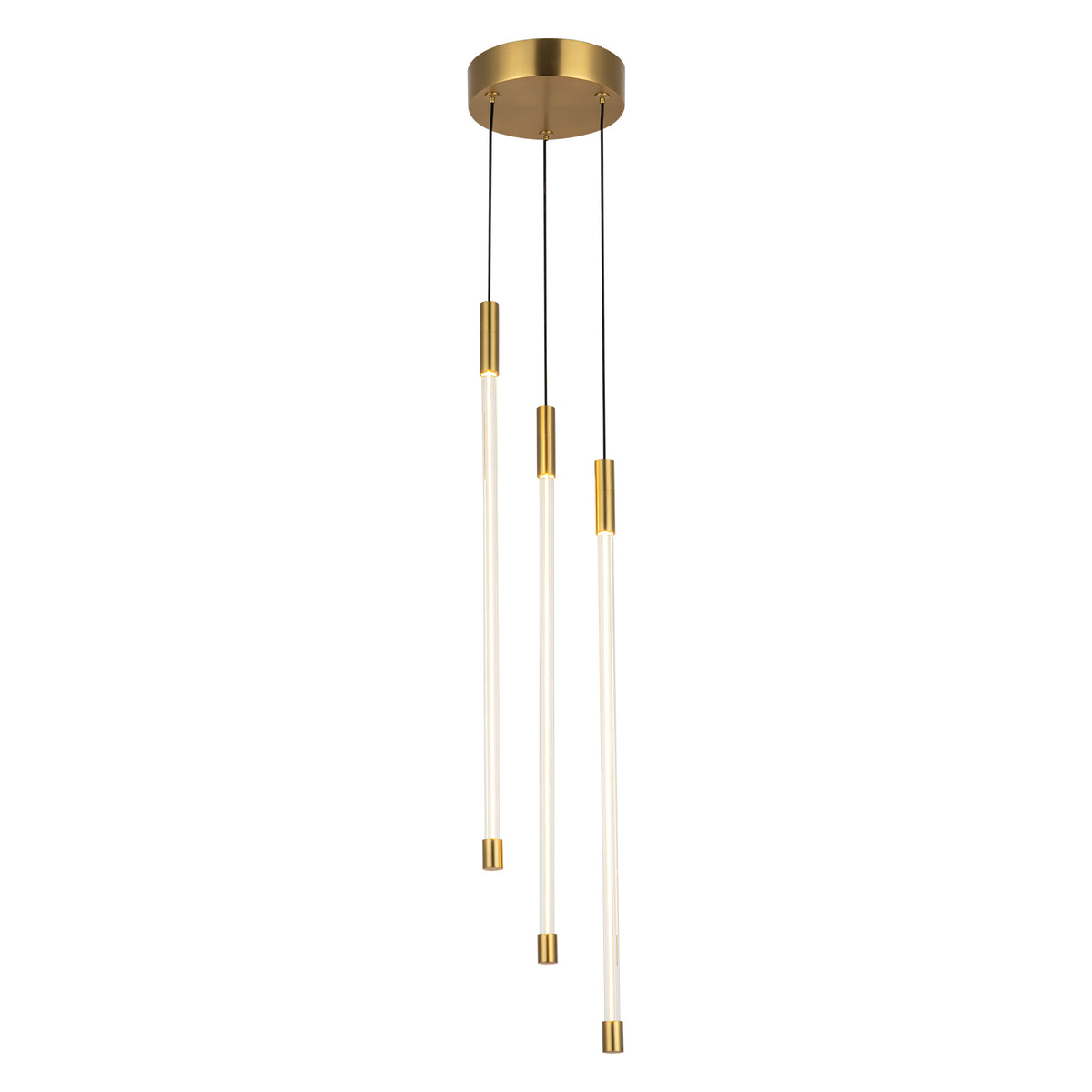 Suspension multiple Motif Or brossé, 20 5/8" – vue 3