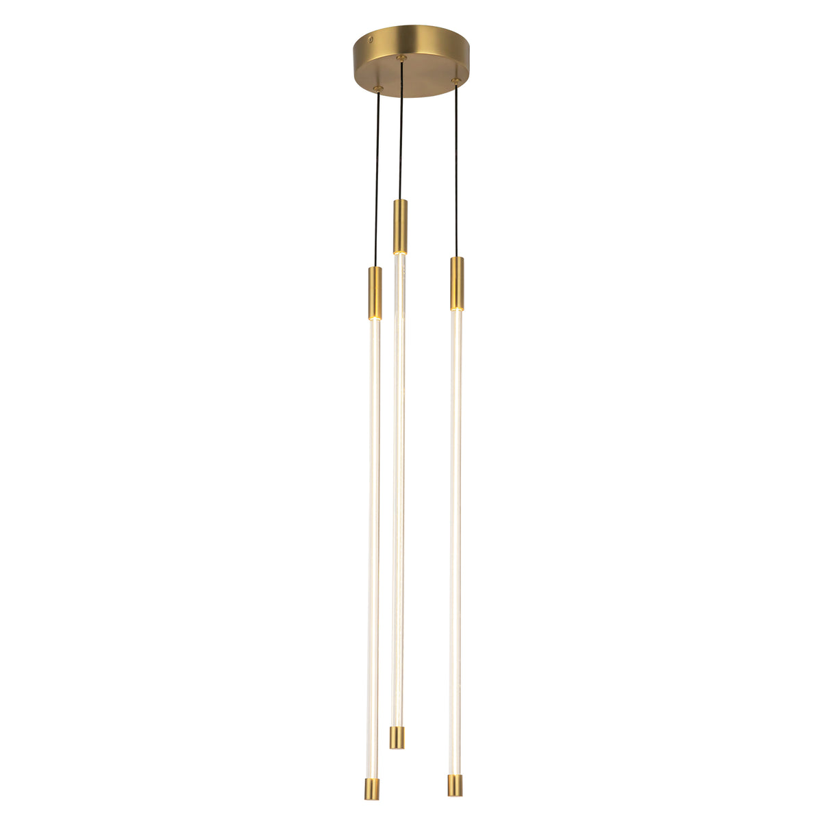 Suspension multiple Motif Or brossé, 26 3/4" – vue 2