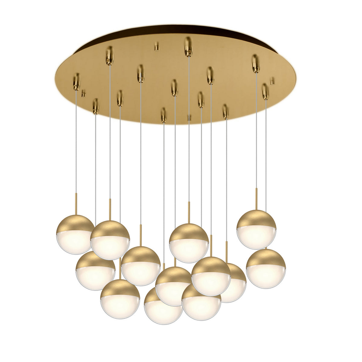 Suspension multiple Pluto Or brossé, 23 3/4" – Kuzco Lighting