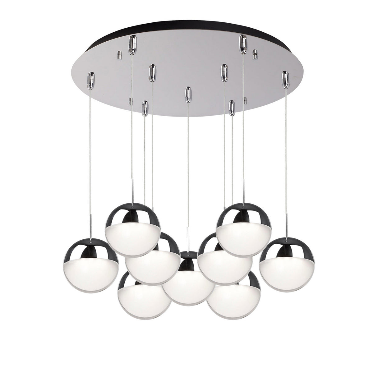 Suspension multiple Pluto Chrome, 18 1/8" – Kuzco Lighting