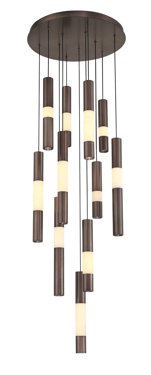 Suspension multiple Ronda Bronze Harlow, 20" – vue 3