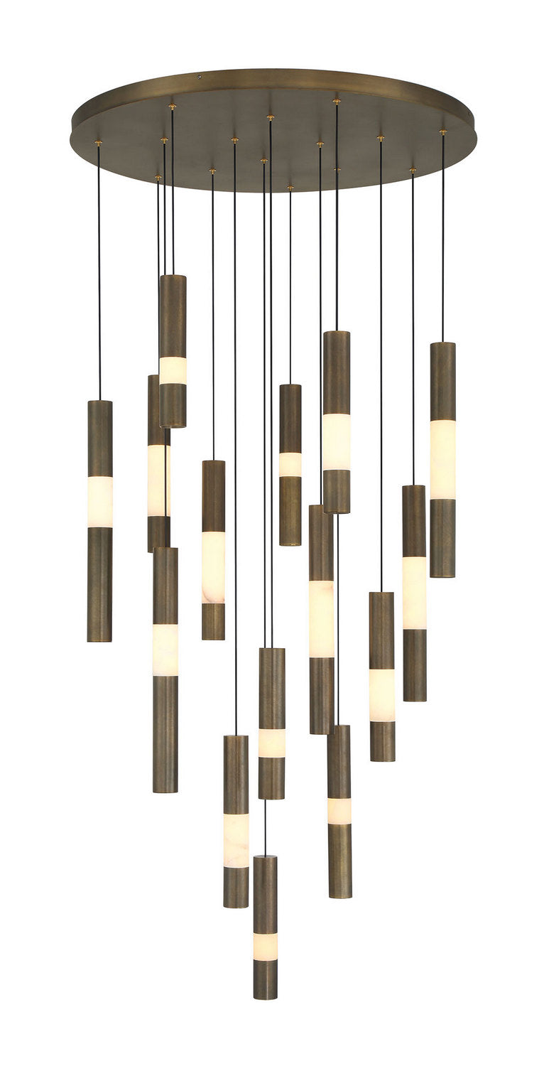 Suspension multiple Ronda Laiton vieilli, 32" – Eurofase