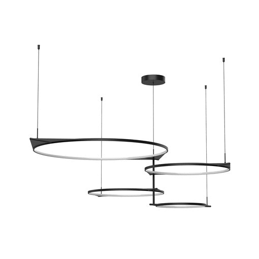 Suspension multiple Serif Diffuseur givré en silicone – Kuzco Lighting