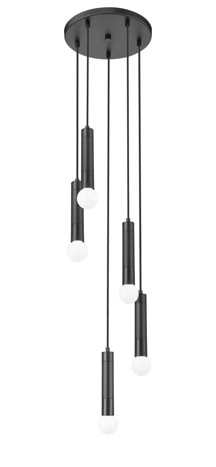 Suspension multiple Stari Noir mat, 12" – vue 5
