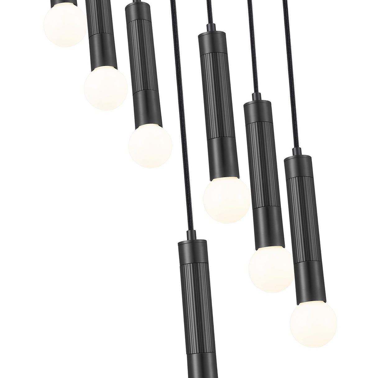 Suspension multiple Stari Noir mat, 18" – vue 4