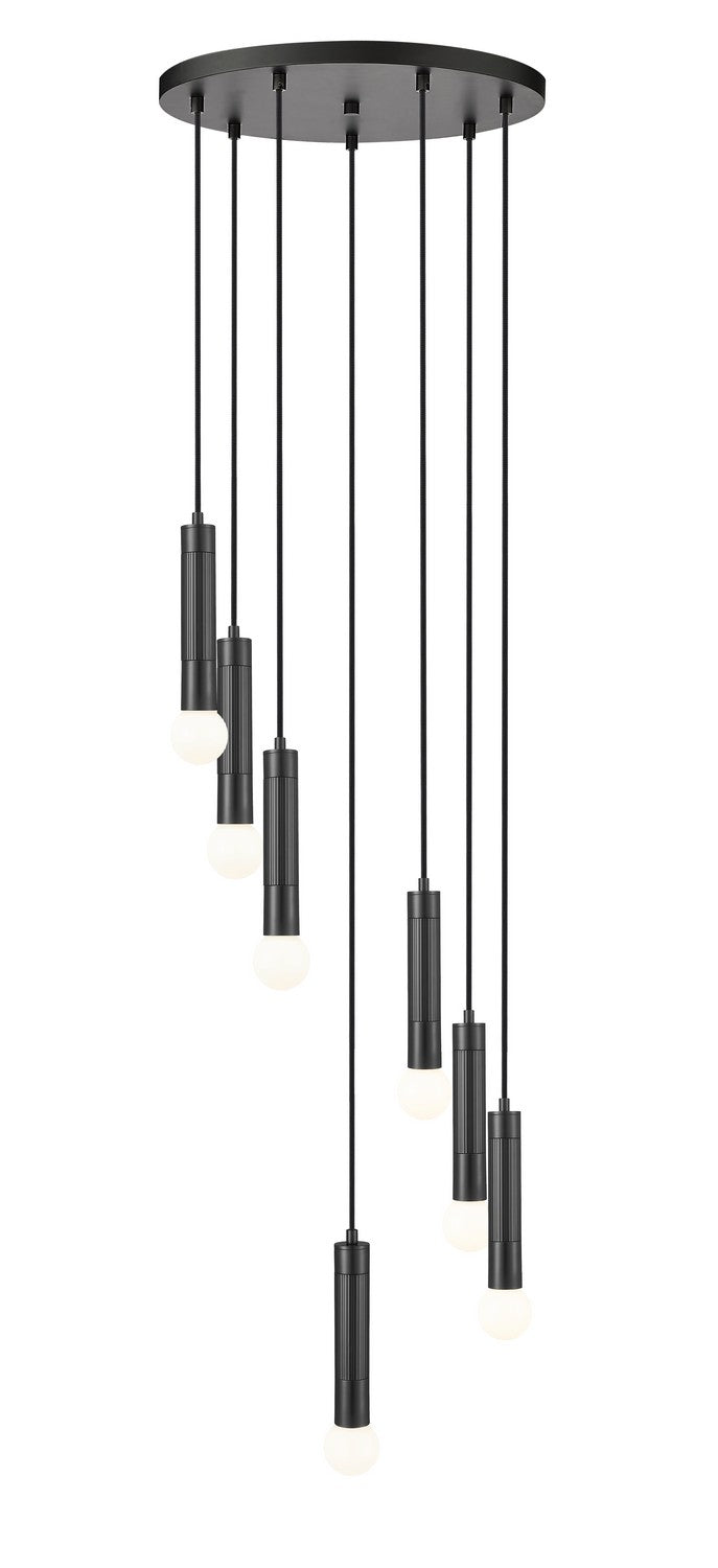 Suspension multiple Stari Noir mat, 18" – Z-Lite