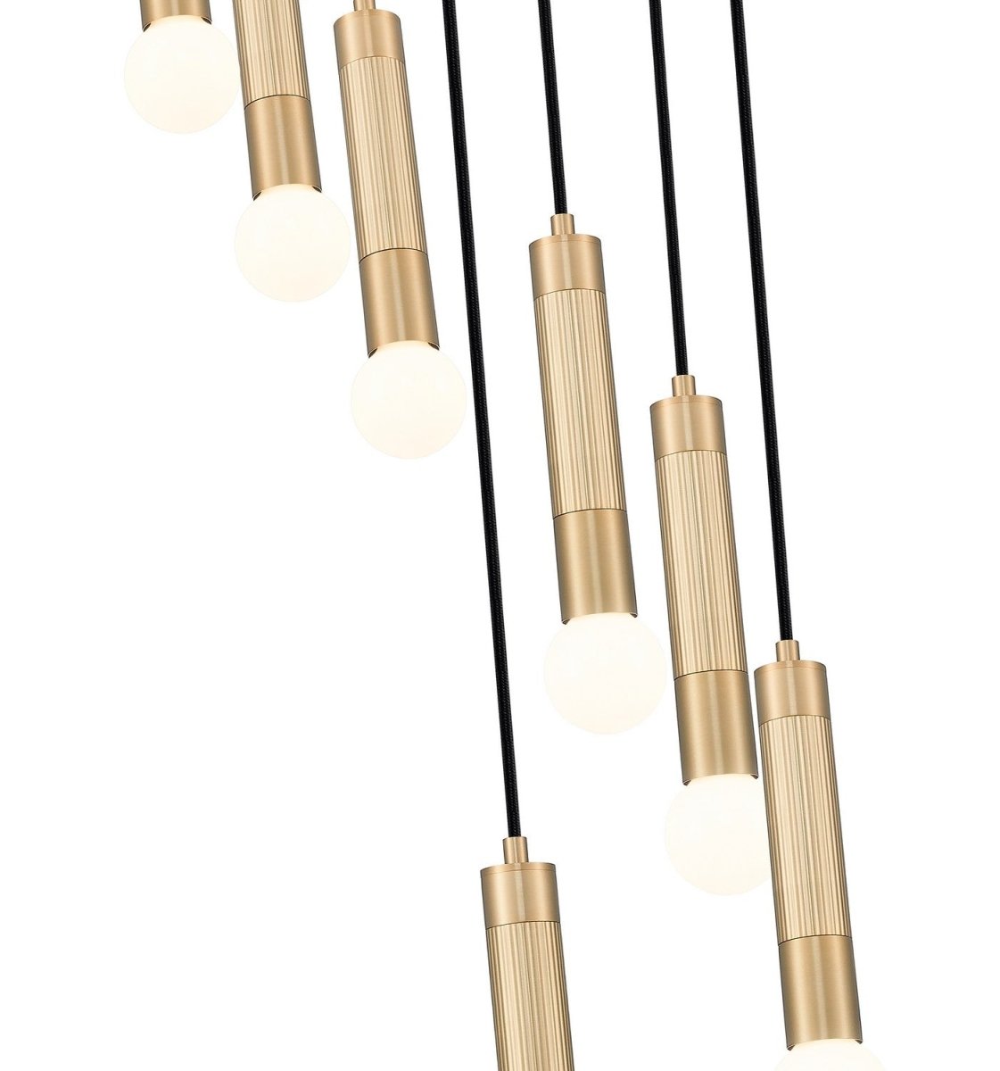 Suspension multiple Stari - Or moderne 18" by Z-Lite | Luminaires & cie