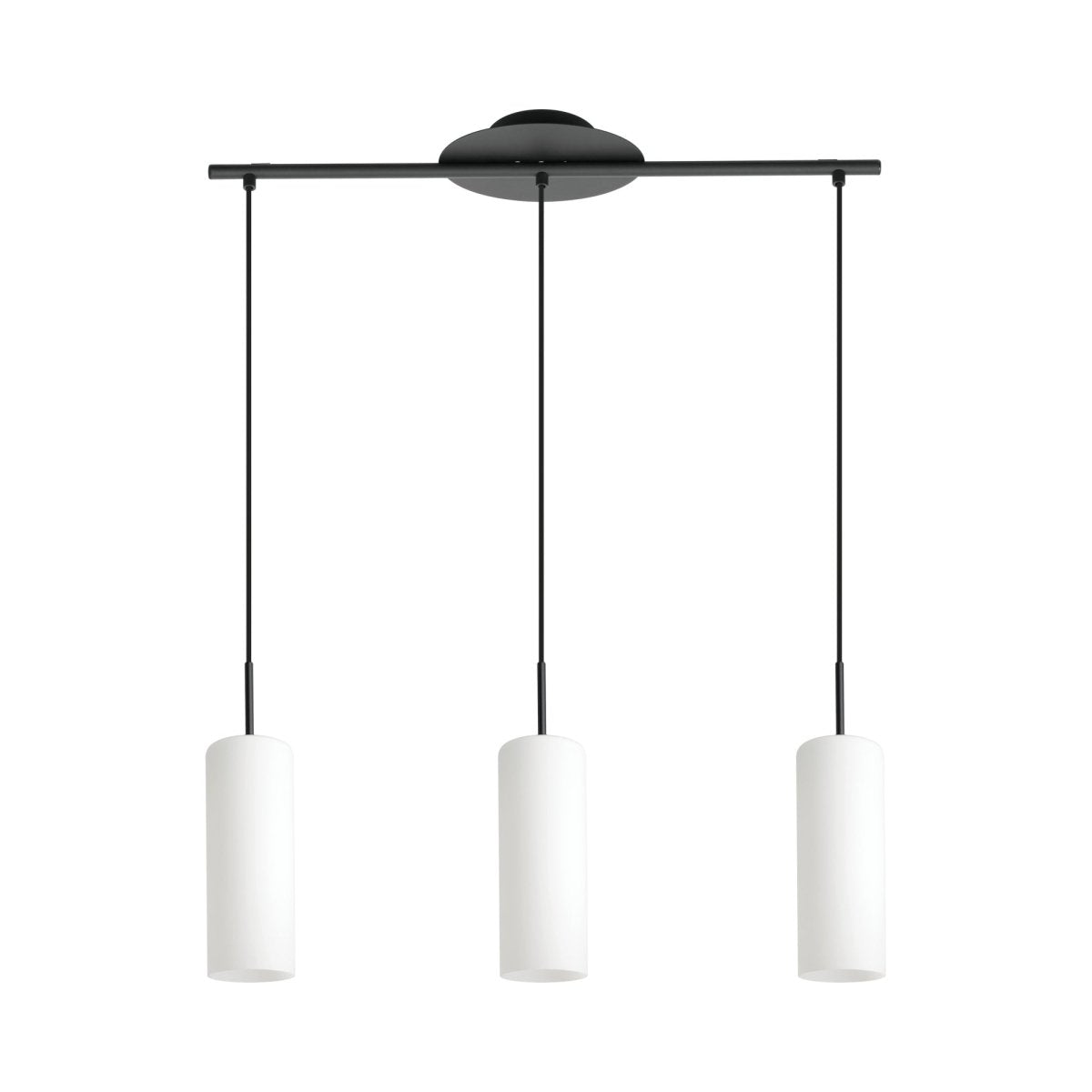 Suspension multiple Troy 3 - Noir by Eglo | Luminaires & cie
