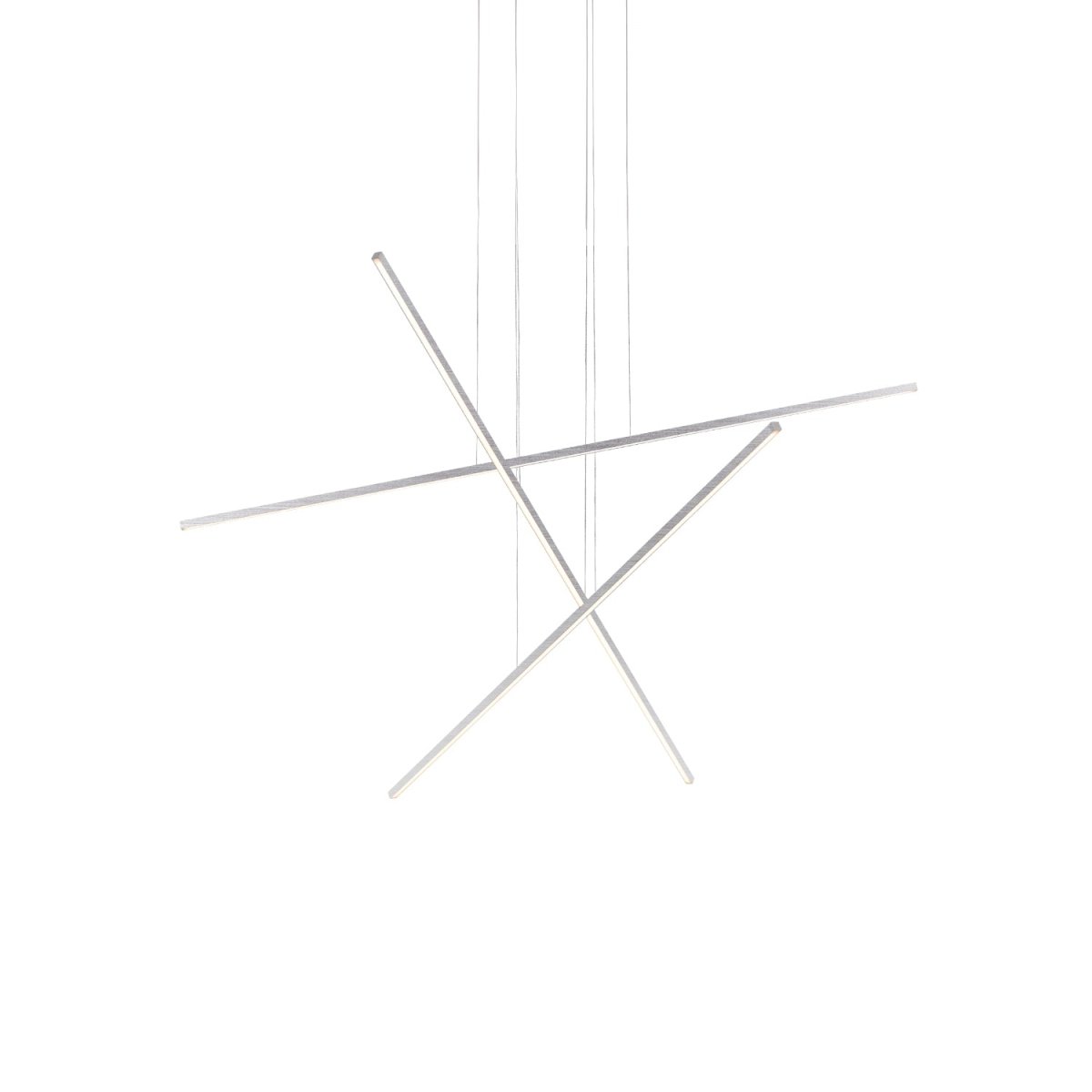 Suspension multiple Vega Minor - Nickel brossé 41 1/4" by Kuzco Lighting | Luminaires & cie