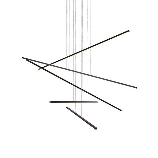Suspension multiple Vega Minor - Noir 45 1/8" by Kuzco Lighting | Luminaires & cie