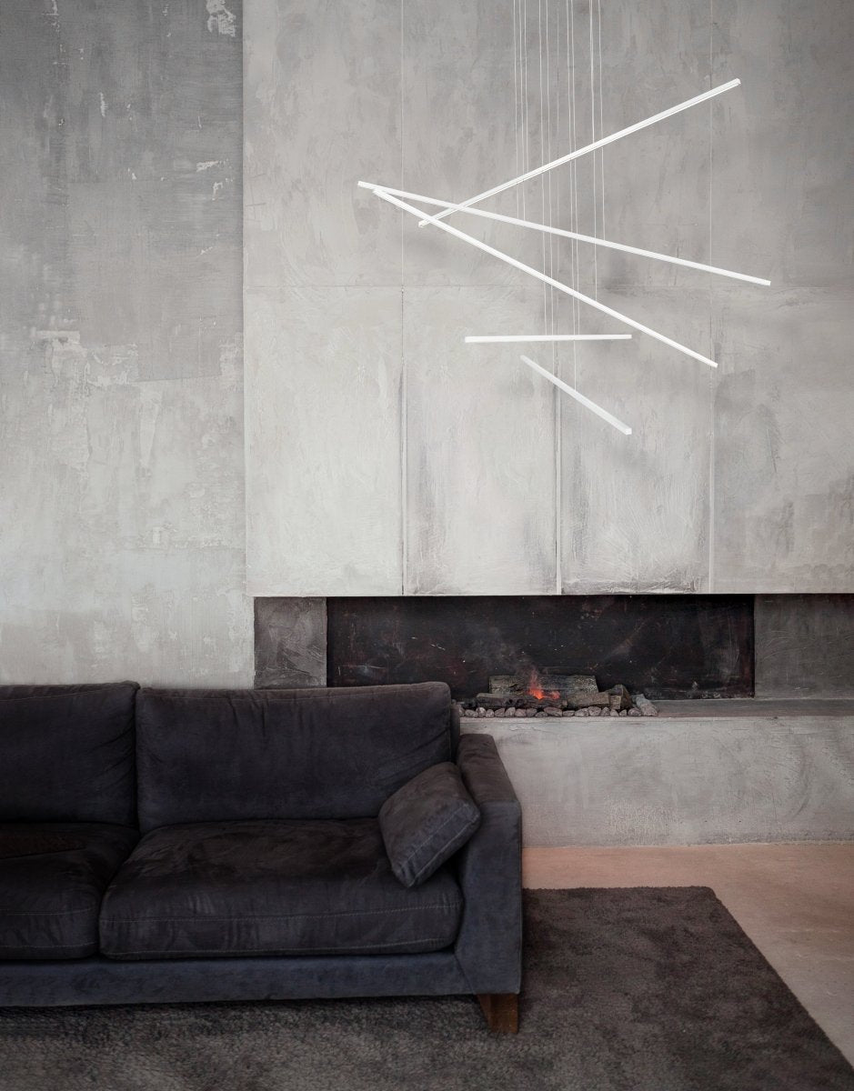 Suspension multiple Vega Minor - Blanc 45 1/8" by Kuzco Lighting | Luminaires & cie