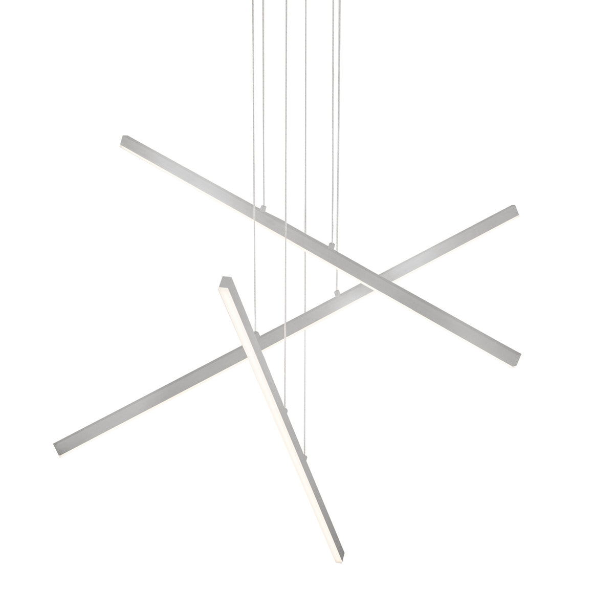 Suspension multiple Vega nombre de suspensions 3, Nickel brossé – Kuzco Lighting