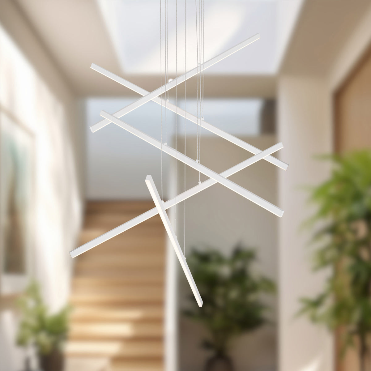 Suspension multiple Vega nombre de suspensions 5, Blanc – vue 2