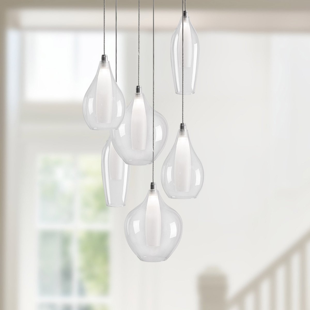 Suspension multiple Victoria - 13" by Kuzco Lighting | Luminaires & cie