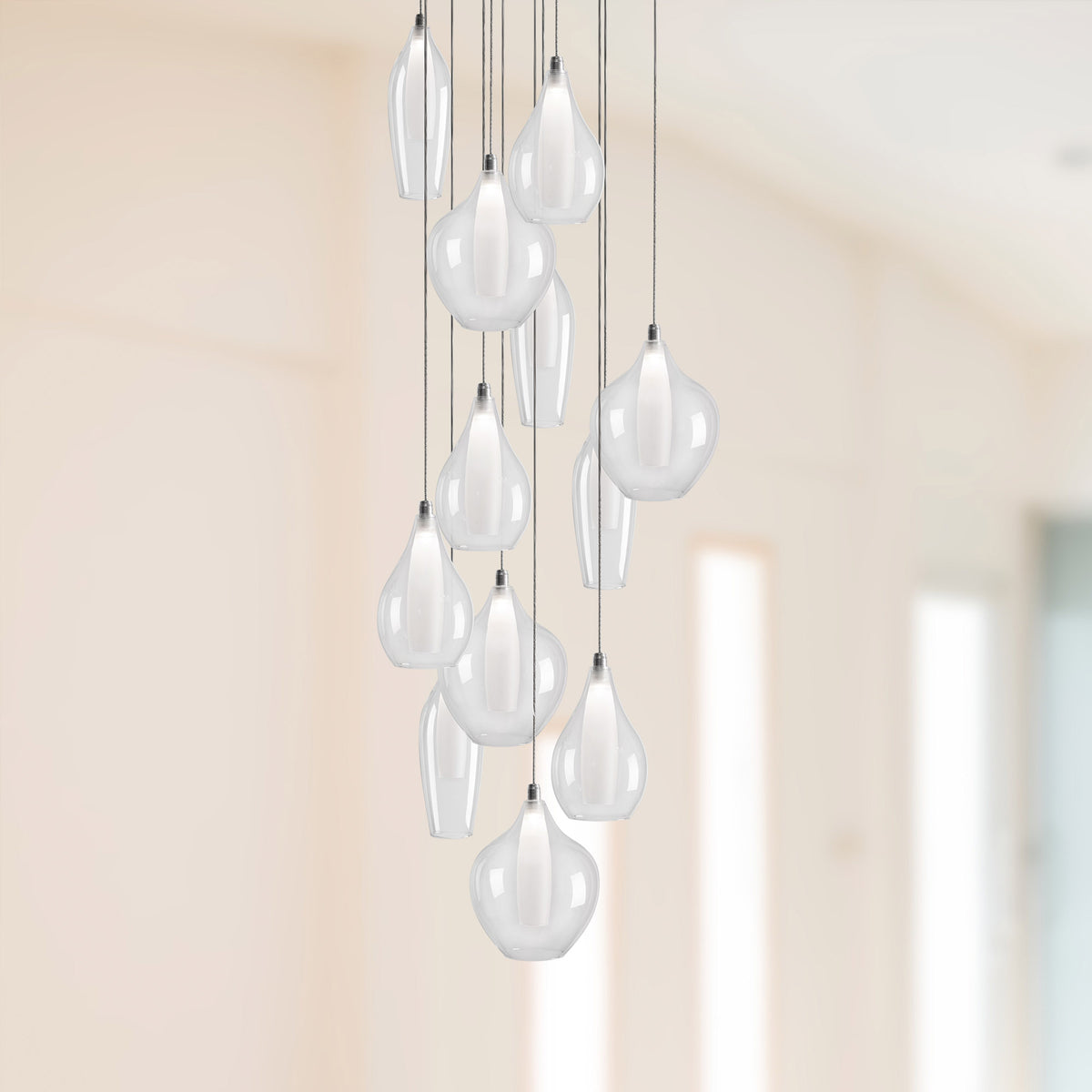Suspension multiple Victoria 19" – vue 2