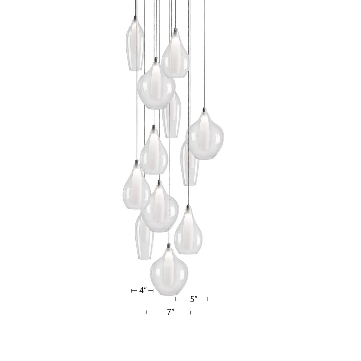 Suspension multiple Victoria 19" – vue 4