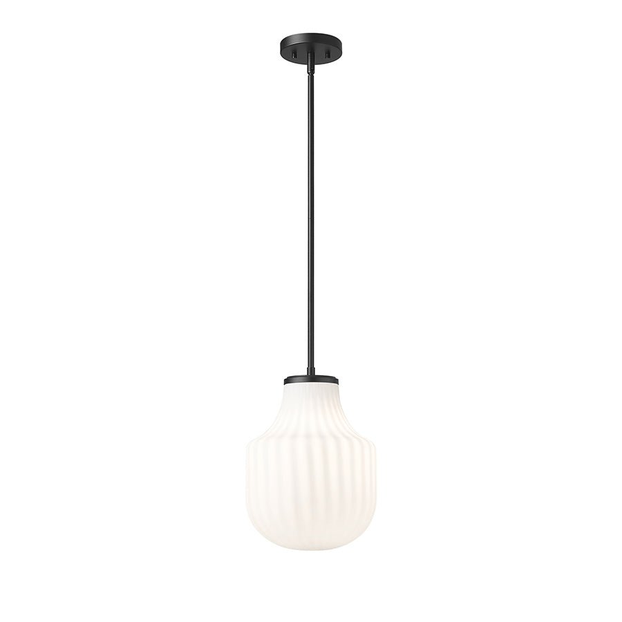 Suspension Newbury - Noir mat 10" by Z - Lite | Luminaires & cie
