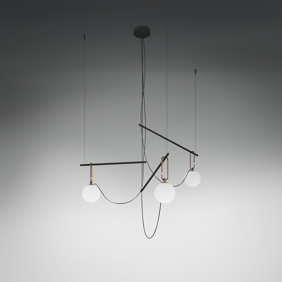 Suspension nh - Triple 5 1/2" by Artemide | Luminaires & cie