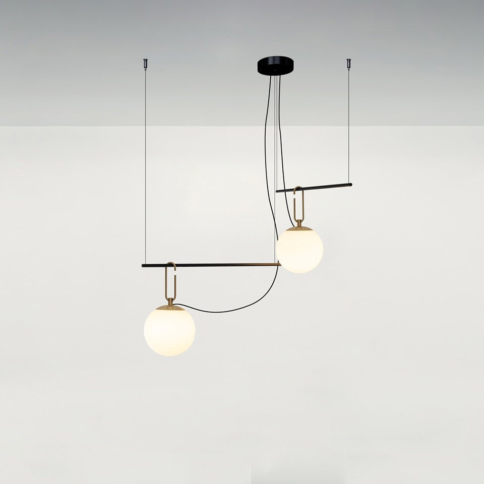 Suspension nh - Double 8 11/16" by Artemide | Luminaires & cie