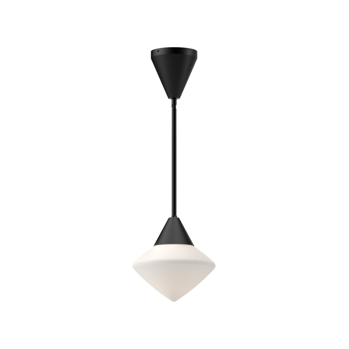 Suspension Nora - Verre mate mat / opale mate 8" by Alora Lighting | Luminaires & cie