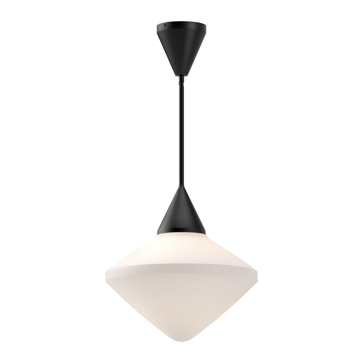 Suspension Nora - Verre mate mat / opale mate 14 1/8" by Alora Lighting | Luminaires & cie