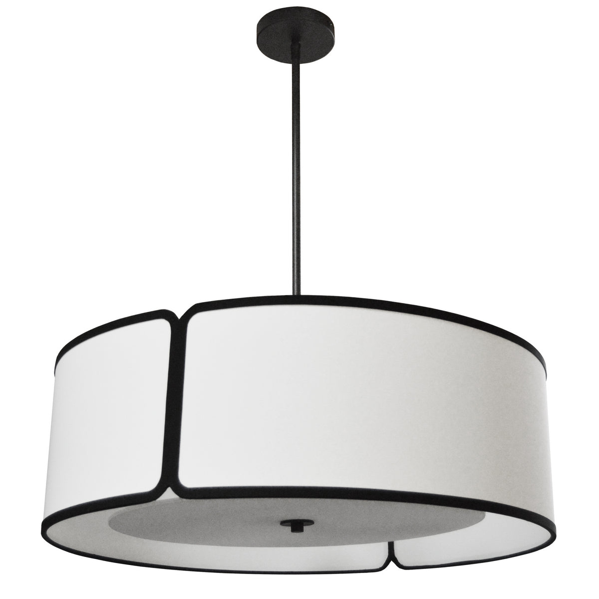 Suspension Notched Drum Blanc / Noir mat – Dainolite