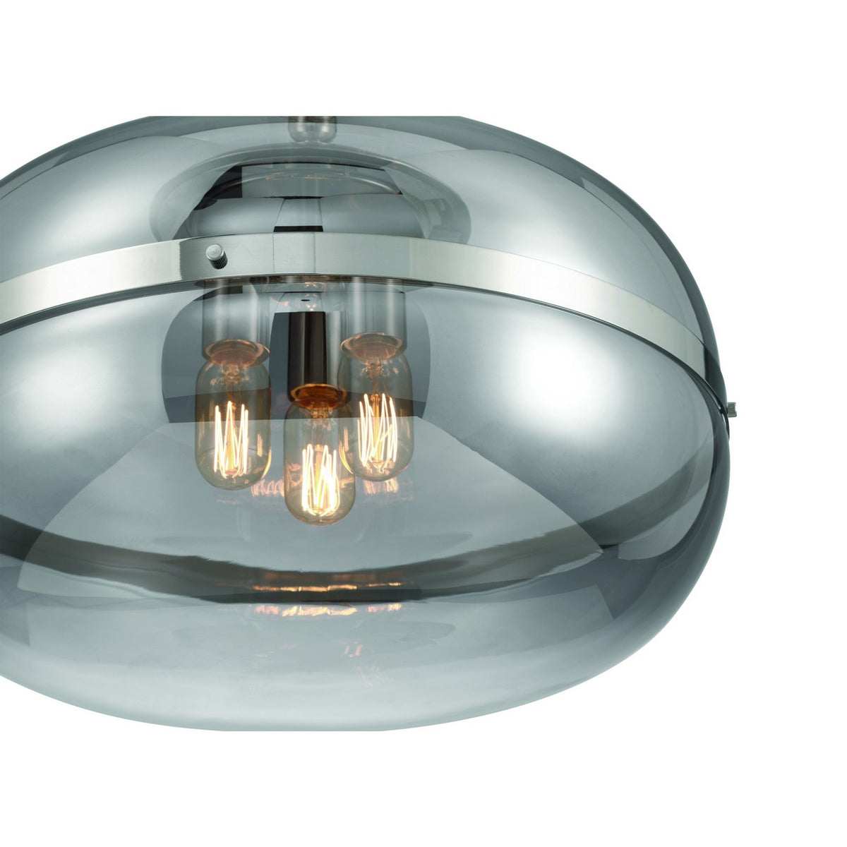 Suspension Nottingham Verre fumé tambour – vue 4