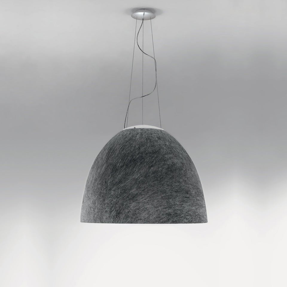 Suspension Nur Acoustic - Gris foncé Long (228") by Artemide | Luminaires & cie