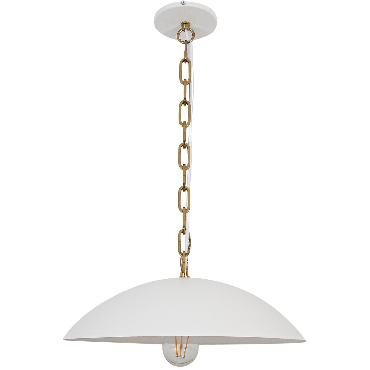 Suspension Ofelia C - Blanc mat 15 3/4" by Dainolite | Luminaires & cie