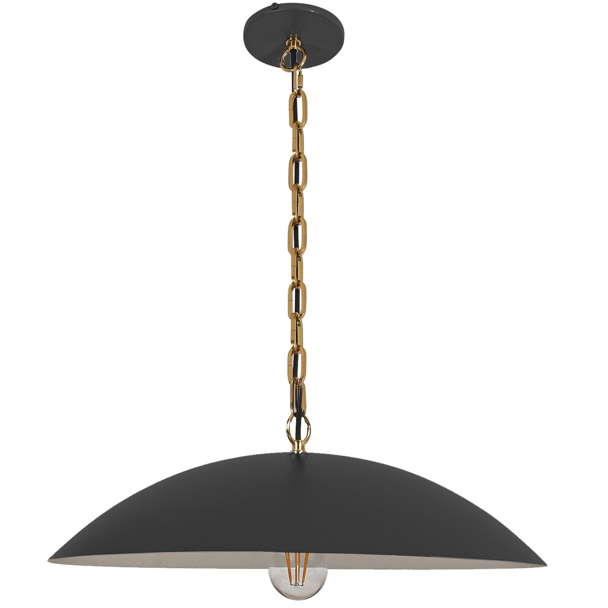 Suspension Ofelia C - Noir mat 19 3/4" by Dainolite | Luminaires & cie