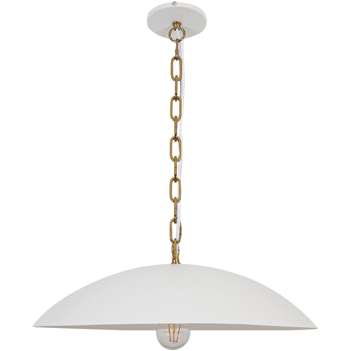 Suspension Ofelia C - Blanc mat 19 3/4" by Dainolite | Luminaires & cie