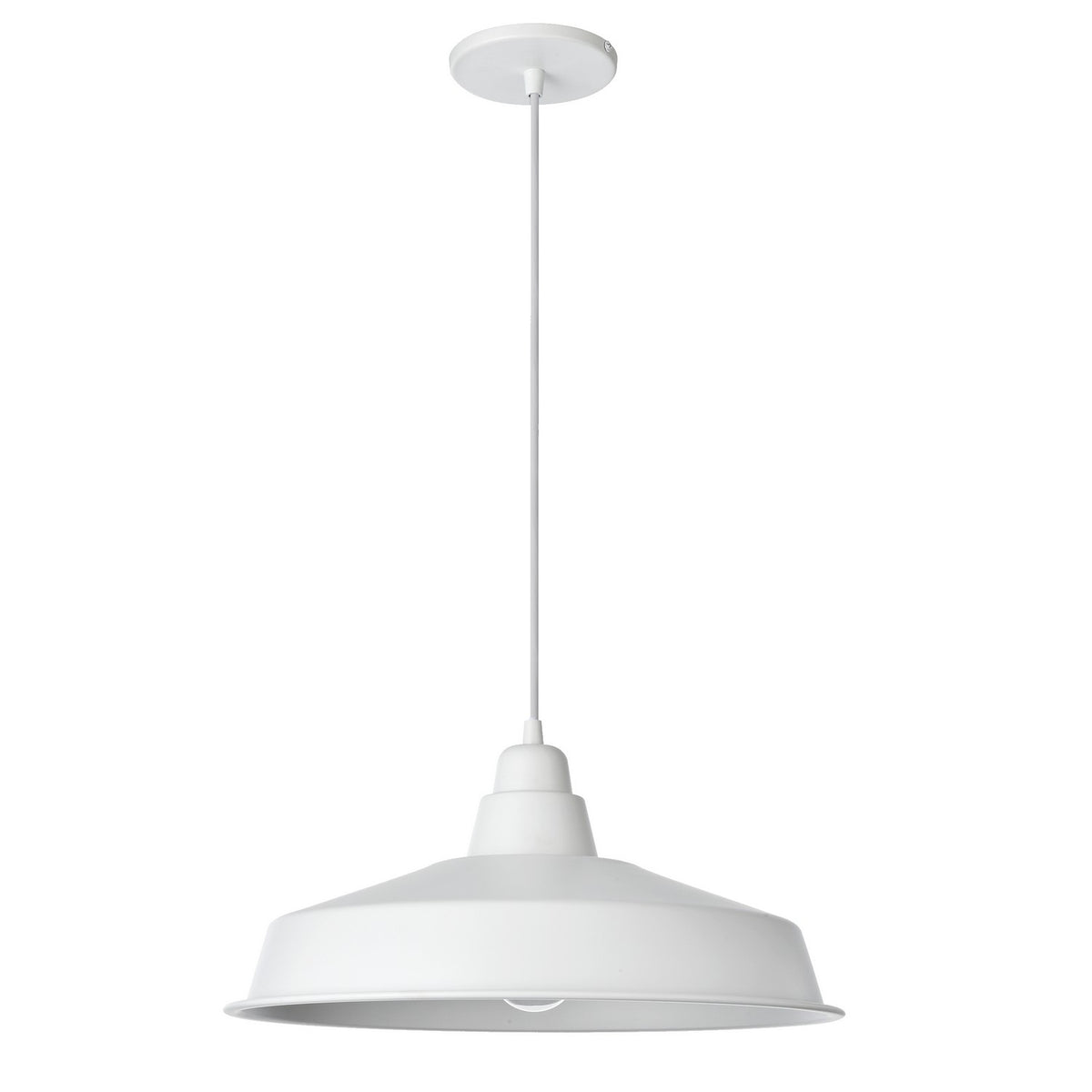 Suspension Olya 16", Blanc mat – vue 2