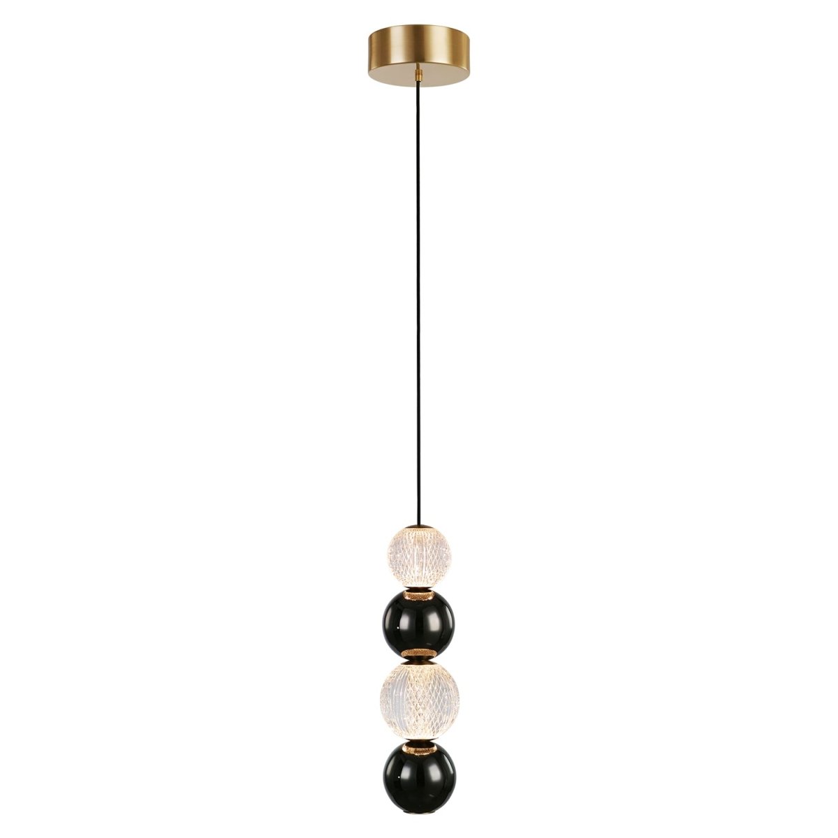 Suspension Onyx - Laiton naturel by Alora Lighting | Luminaires & cie