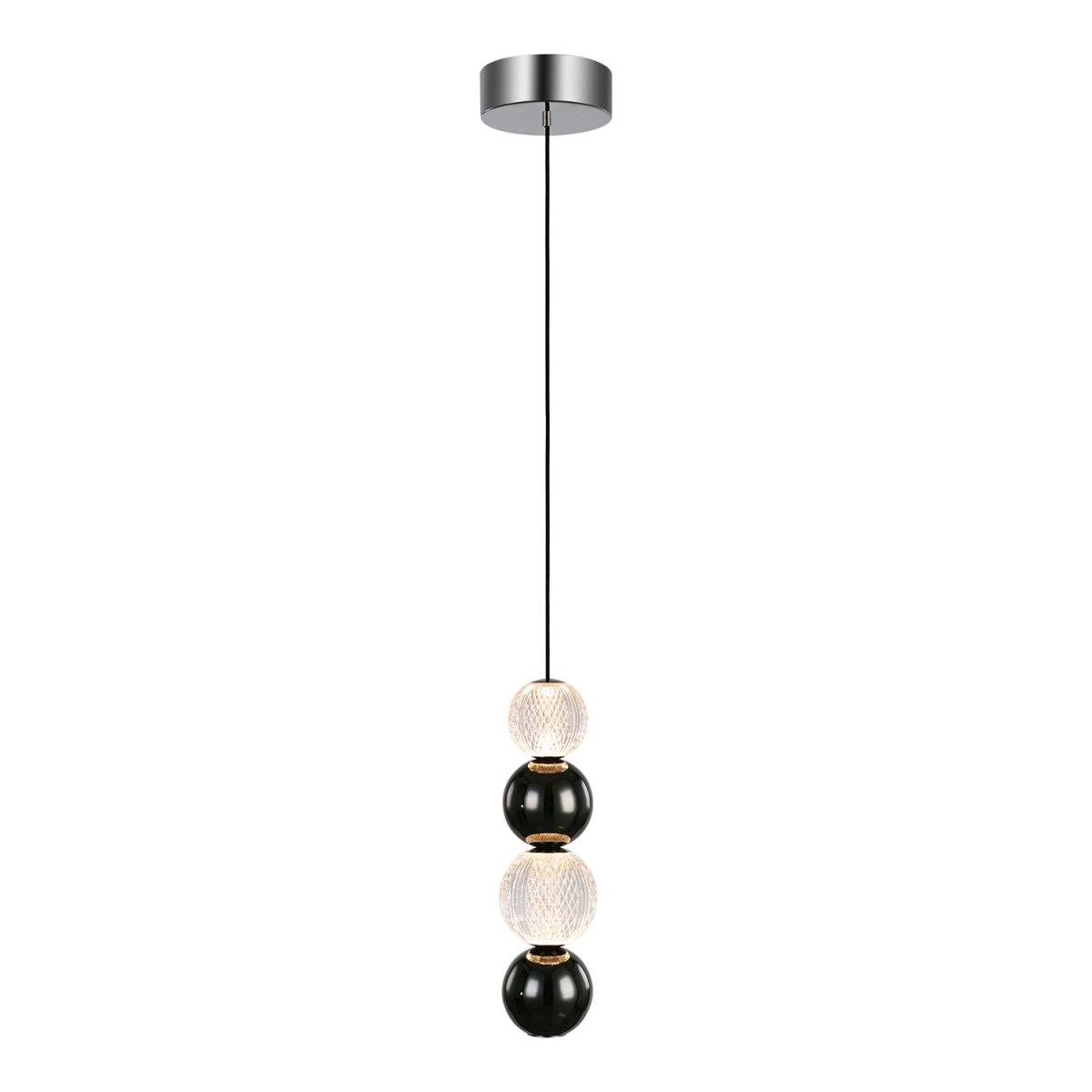 Suspension Onyx - Nickel poli by Alora Lighting | Luminaires & cie