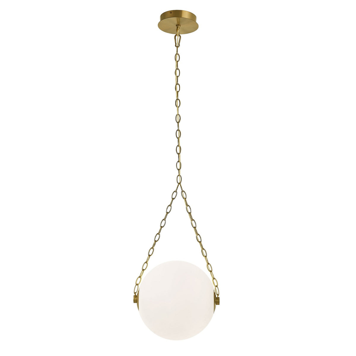Suspension Osana Blanc / Laiton vieilli – Dainolite