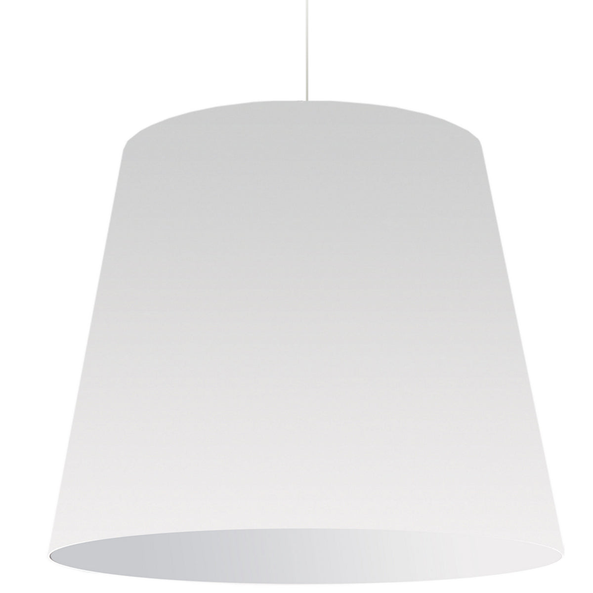 Suspension Oversized Drum Blanc, 32", Tambour – Dainolite