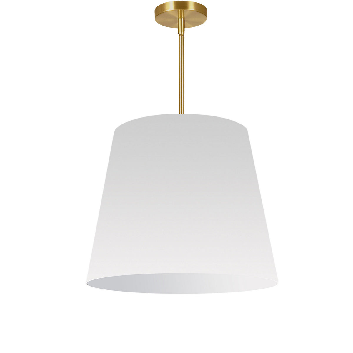 Suspension Oversized Drum Blanc, 20", Tambour effilé – Dainolite