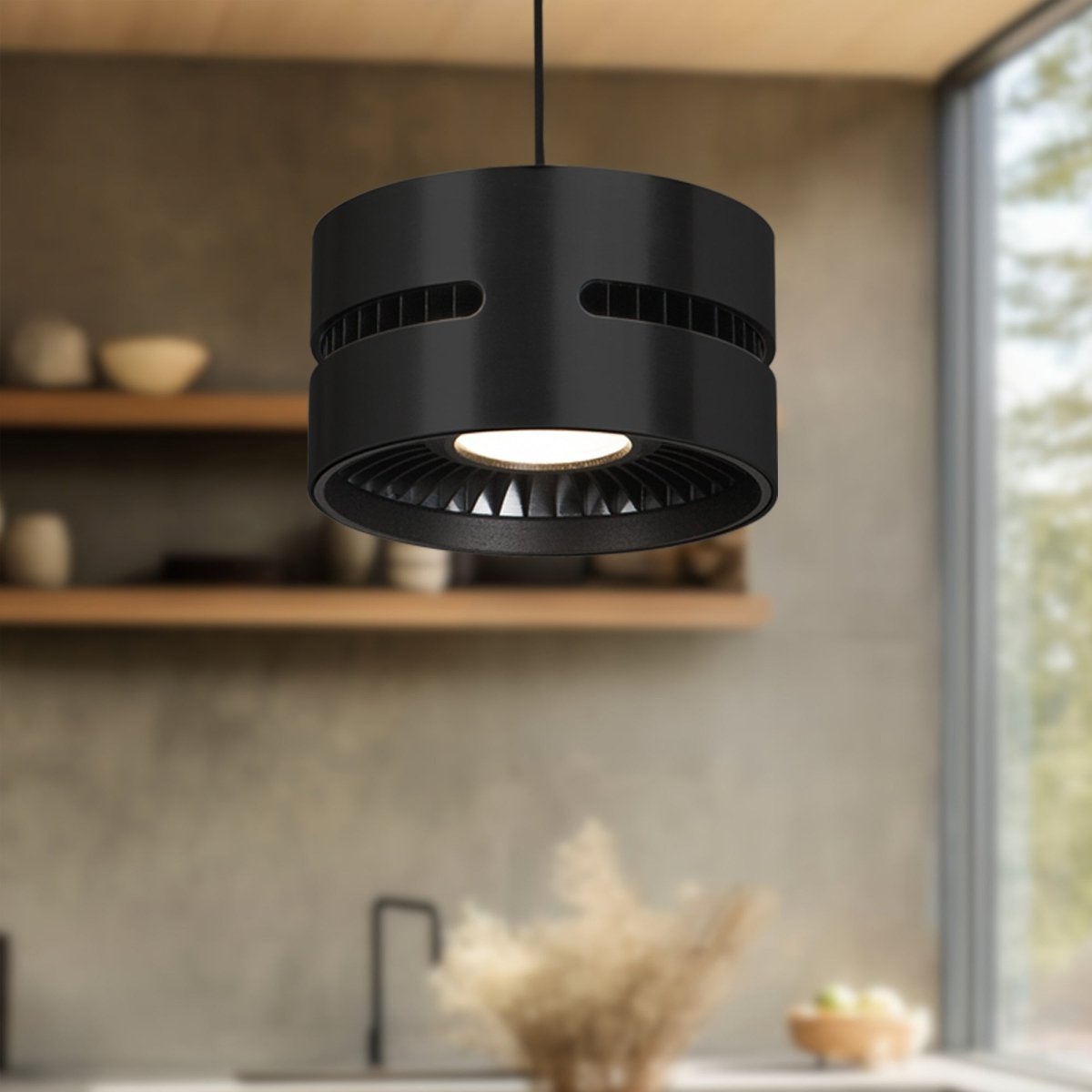 Suspension Oxford - Noir by Kuzco Lighting | Luminaires & cie