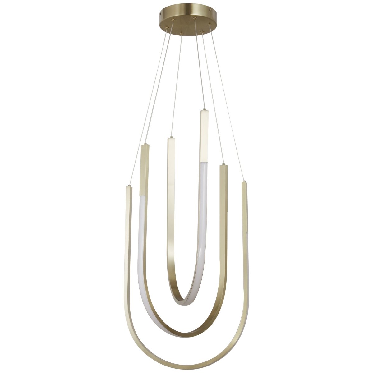 Suspension Pacari - Laiton âgé 16" by Dainolite | Luminaires & cie