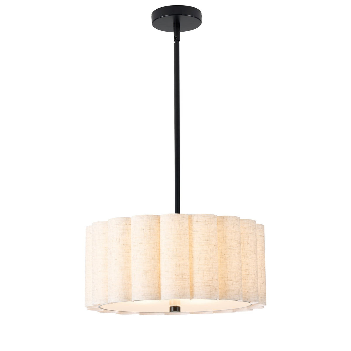 Suspension Pacifica 16", Lin, Noir mat – vue 2