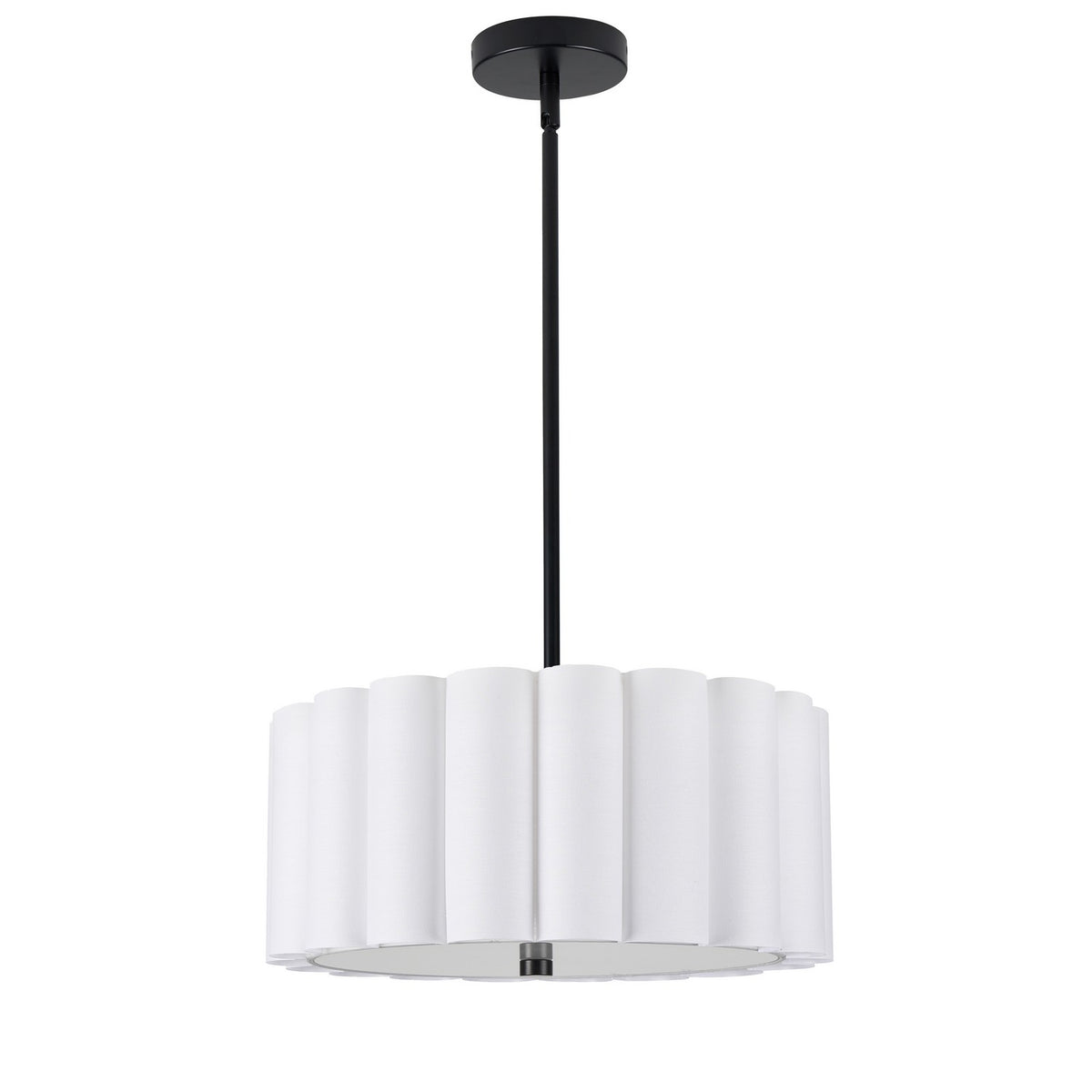 Suspension Pacifica 16", Blanc, Noir mat – Dainolite