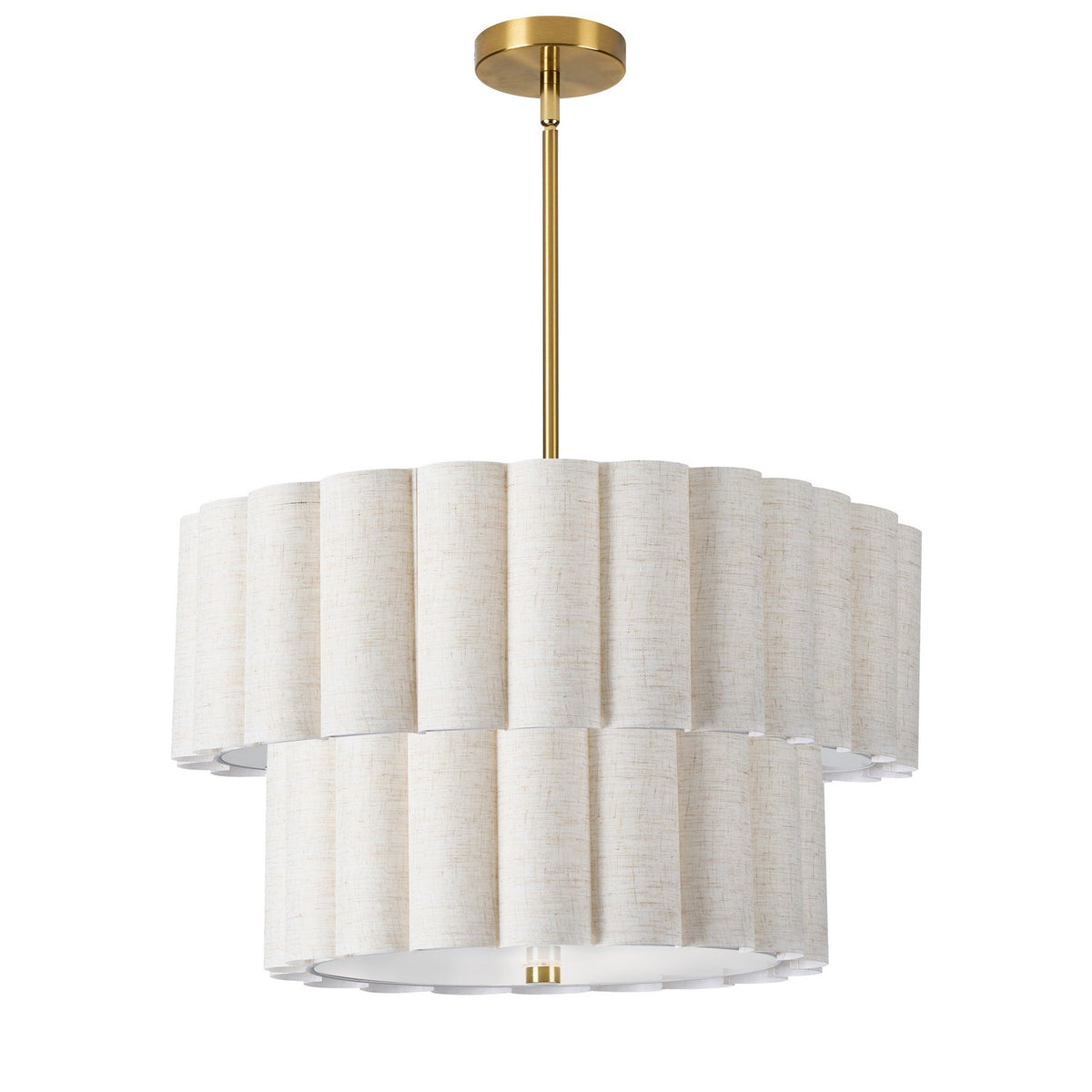 Suspension Pacifica 22", Lin, Laiton vieilli – Dainolite