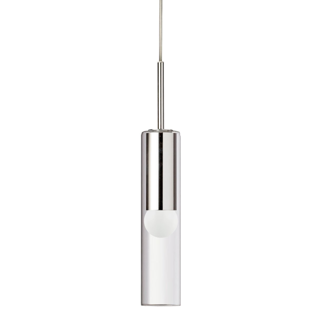 Suspension Palmer - Chrome poli by Dainolite | Luminaires & cie