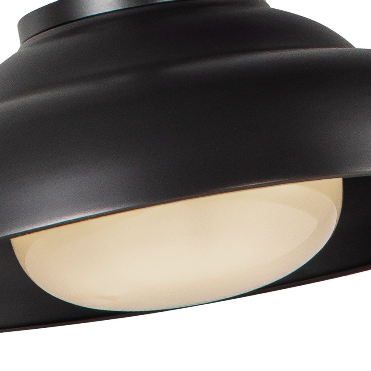 Suspension Palmetto - Bronze urbain / opale brillante 14 1/2" by Alora Lighting | Luminaires & cie