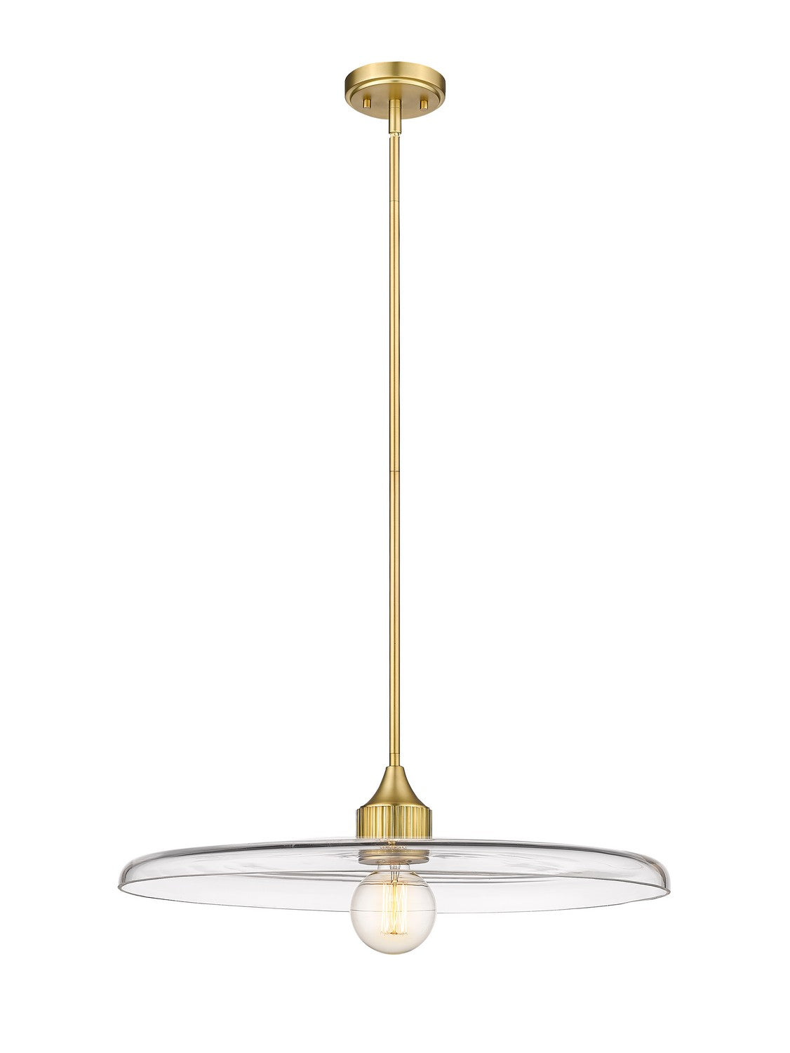 Suspension Paloma Laiton ancien, Transparent, 24" – vue 3