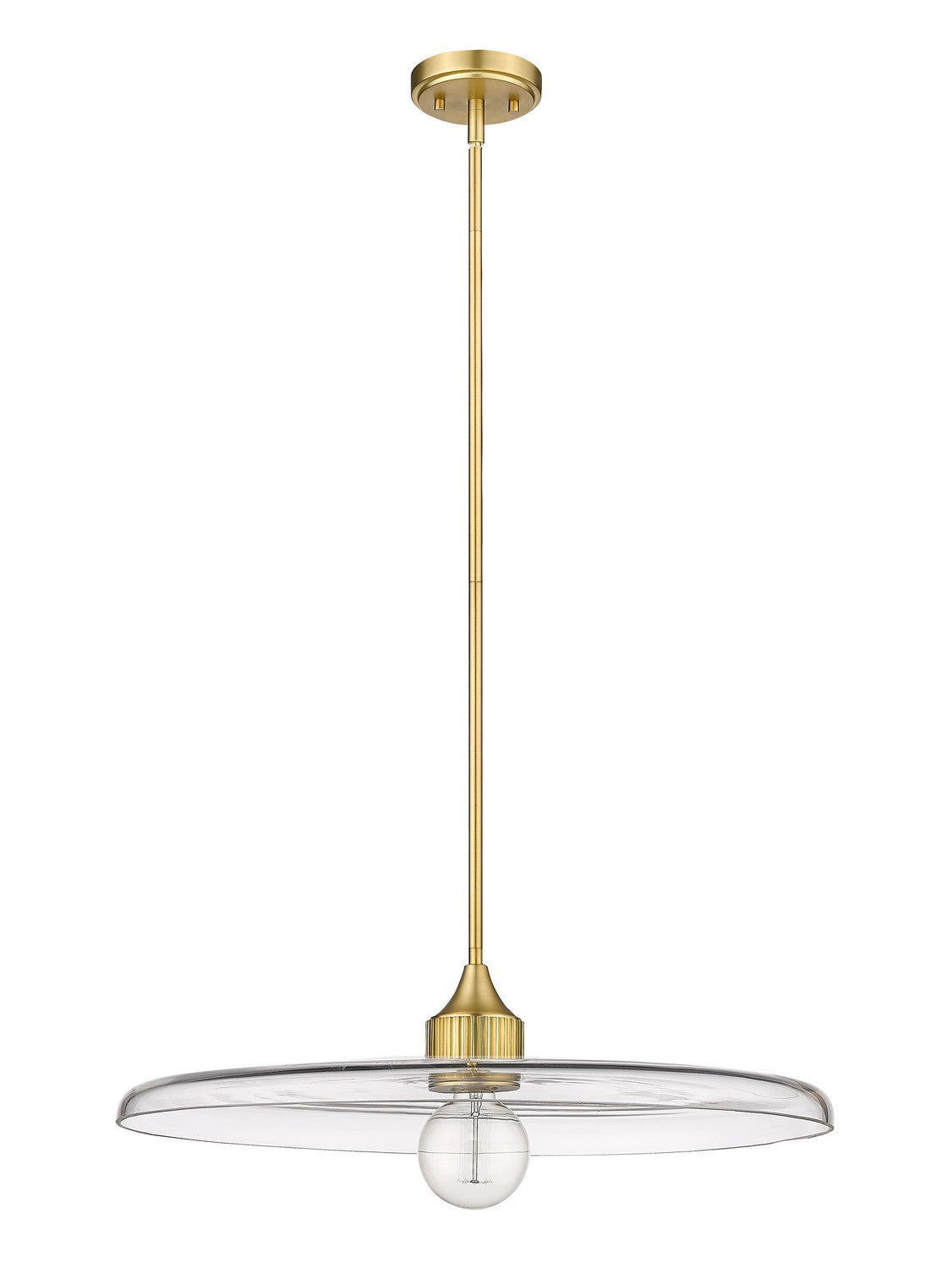 Suspension Paloma Laiton ancien, Transparent, 24" – vue 4